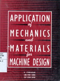 Image of Application of mechanics and materials for machine design