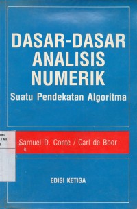 Image of Dasar-Dasar Analisis Numerik