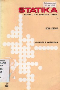 Image of Statika: bagian dari mekanika teknik